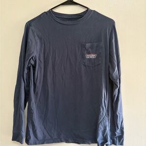 Vineyard Vines Navy Long Sleeve Tee